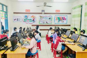 HỌC SINH TRƯỜNG TIỂU HỌC VÕ THỊ SÁU THAM GIA  HỘI THI IOE CẤP XÃ NĂM HỌC 2025 -2026